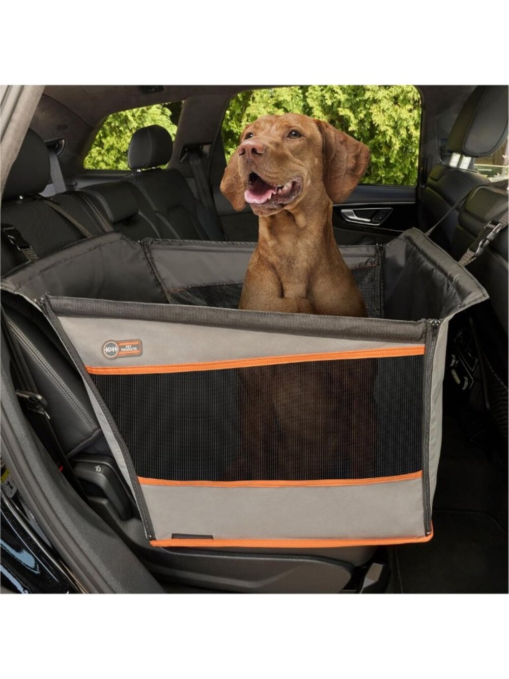 Dog Car Seat for Medium to Large Pets - Safe, Comfortable, Portable Travel